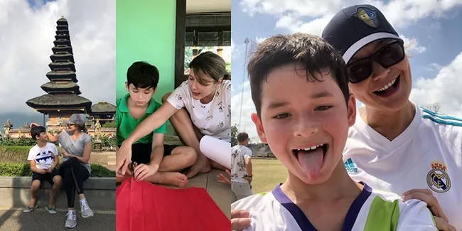 10 Foto Manis Tamara Bleszynski dan Kenzou, Sekarang Sedang Bikin Sang Aktris Galau