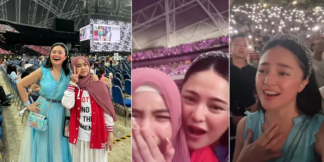10 Foto Marshanda - Sienna Akhirnya Nonton Konser Taylor Swift di Singapura, Ibu & Anak Satu Frekuensi