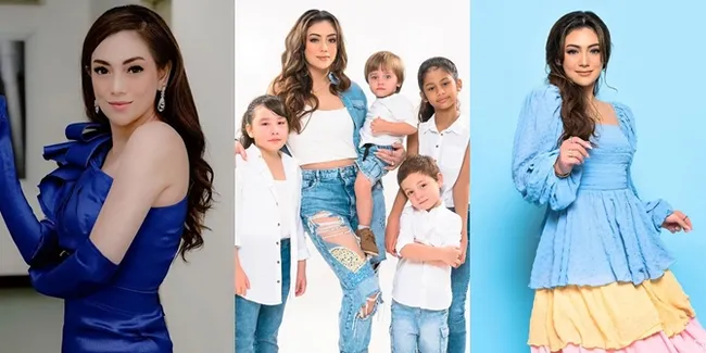 10 Foto OOTD Hot Mom Celine Evangelista Pamer Body Langsing, Ibu 4 Orang Anak yang Wonder Woman Banget!