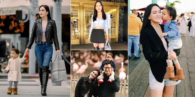 10 Foto OOTD Shandy Aulia Selama Liburan di Amerika, Hot Mama Pakai Crop Top Sampai Hot Pants