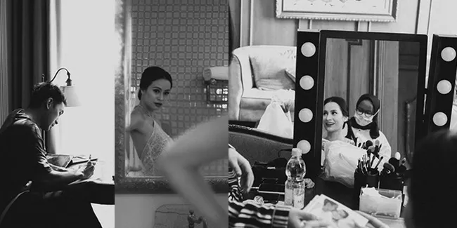 10 Foto Persiapan Pernikahan Restu Sinaga dan Vicky Monica, Beda 15 Tahun Tak Jadi Masalah