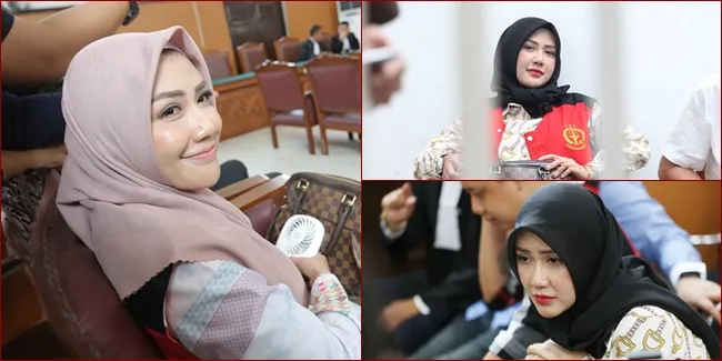 10 Foto Rey Utami Berhijab di Dalam Tahanan, Merasa Hutang Budi Pada Fairuz A Rafiq