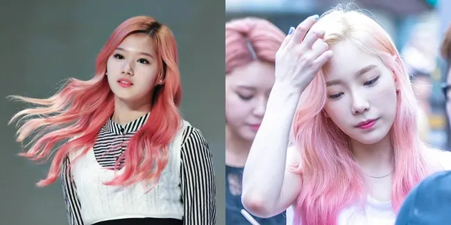 10 K-Pop Idol Cewek Ini Pernah Tampil Dengan Rambut Pink, Cantik!
