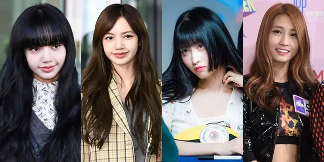 10 K-Pop Idol Cewek yang Terlihat Begitu Berbeda Tanpa Poni Depan, Ada Lisa BLACKPINK Sampai Momo TWICE