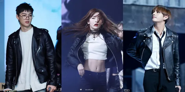 10 'Mix And Match' Jaket Kulit Hitam Ala Idol K-Pop yang Bisa Jadi Inspirasi