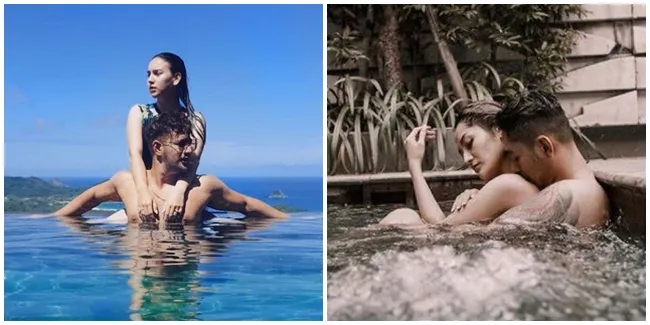 10 Pasangan Seleb Ini Tunjukkan Kemesraan di Kolam Renang, Posenya Romantis!