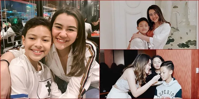 10 Potret  Kedekatan Aaliyah Massaid dan Keanu Sang Adik Tiri