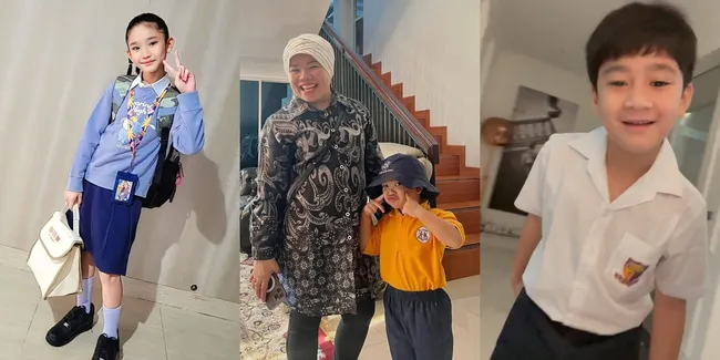 10 Potret Anak Artis Masuk Sekolah Hari Pertama, Aura Sultan Rafathar Terpancar Paripurna
