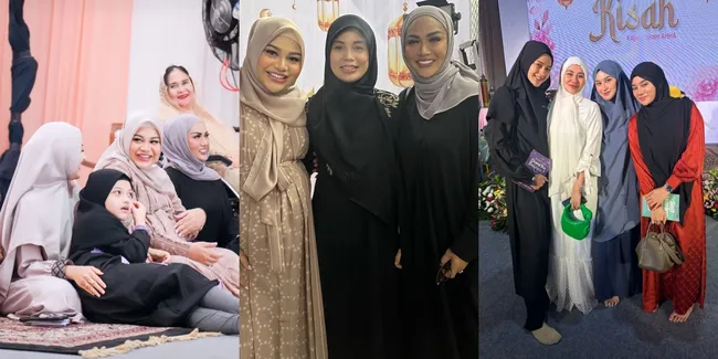 10 Potret Artis Hadiri Pengajian Kelahiran Anak Aurel Hermansyah, Ada Istri Ganjar Pranowo - Paula Verhoeven dan Aaliyah Massaid Cantik Berhijab