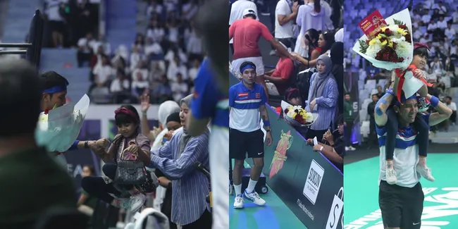 10 Potret Desta Jumpa dengan Natasha Rizky di Sport Party: Clash of Celebrity, Tak Bisa Tos Karena Sudah Bukan Muhrim - Netizen Baper