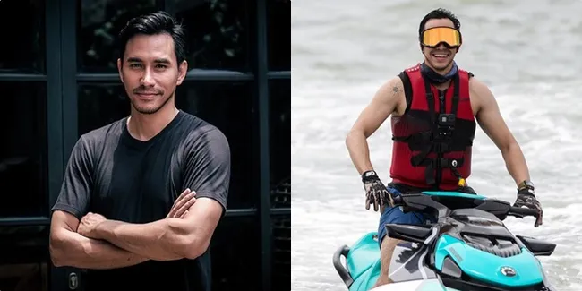 10 Potret Gaya Kece Darius Sinathrya Main Jet Ski, Pamer Pesona Macho dan Ganteng Tunjukkan Bicep-nya