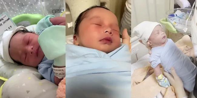 10 Potret Gemasnya Baby Adzam Anak Nathalie Holscher, Bule Banget Berambut Lebat - Sule Bersyukur Hidung Sang Buah Hati Tak Mirip Sang Ayah
