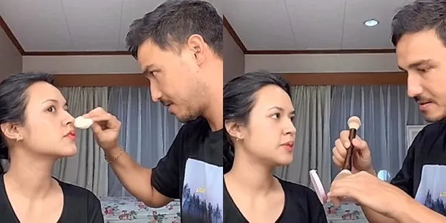 10 Potret Hamish Daud Kala Jadi Make Up Artis Raisa, Ada Momen Lucu Sampai Romantis yang Bikin Baper
