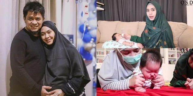 10 Potret Kondisi Terkini Anak Oki Setiana Dewi yang Memiliki Kelainan Bawaan, Sudah Lepas Selang Makanan - Rutin Fisioterapi