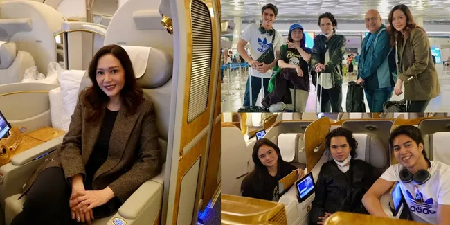 10 Potret Maia Estiaty Berangkat Liburan Keluarga ke London, Ajak Tissa Biani si Calon Mantu - El Rumi Ngenes 'Jadi Nyamuk'