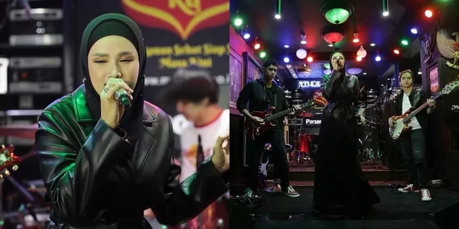 10 Potret Mulan Jameela Nyanyi Diiringi Al El dan Dul, Kompak Penuh Semangat dan Canda Tawa