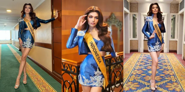 10 Potret Nova Liana Miss Grand Indonesia 2024 Usung Gaun Karya Ivan Gunawan, Dibuat Sehari Semalam - Sempat Terkendala Mati Lampu