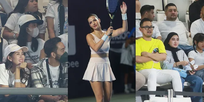 10 Potret Para Artis Nonton ‘Lagi Lagi Tenis’, Ada Syahnaz dan Jeje Hingga Maxime Bouttier yang Dukung Luna Maya