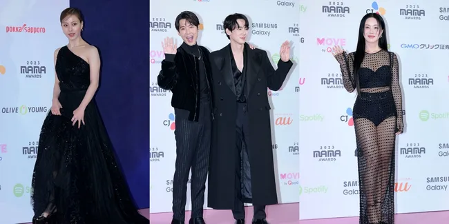 10 Potret Penampilan Best Dressed dan Paling Ikonik di Red Carpet MAMA AWARDS 2023, Go Min Si Melenggang Anggun - Uhm Jung Hwa Hot Abis