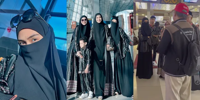 10 Potret Ria Ricis dan Teuku Ryan Umrah Bareng di Tengah Isu Keretakan Rumah Tangga, Sang YouTuber Cantik Bercadar - Minim Interaksi Meski Sedang Bersama