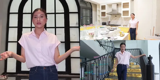 10 Potret Rumah Baru Sarwendah, Ada Tangga yang Menyala Ganjil-Genap - Dapurnya Super Estetik dengan Kompor Ratusan Juta dan Kitchen Set Otomatis