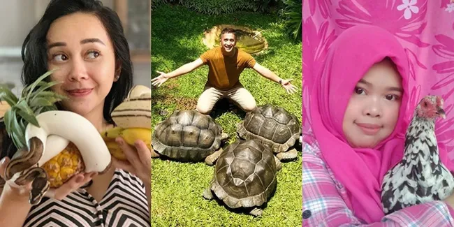 10 Potret Seleb yang Punya Hewan Peliharaan Unik dan Tak Biasa, Irfan Hakim - Aura Kasih