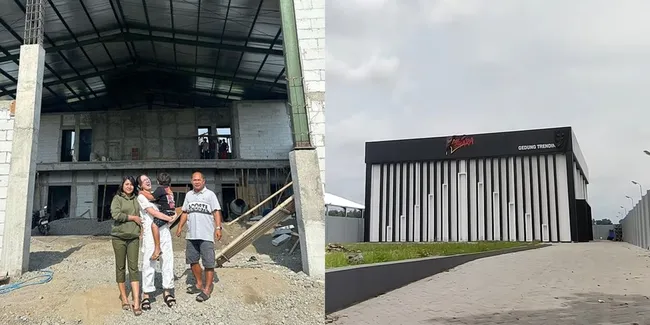 10 Potret Studio Happy Asmara yang Hampir Rampung Dibangun, Sudah Terlihat Megah & Besar