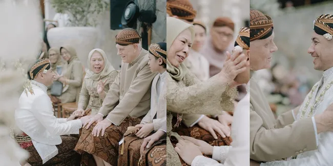 10 Potret Tiko Aryawardhana Sungkem ke Orangtua BCL dan Ayah Ibu Mendiang Ashraf Sinclair, Penuh Haru