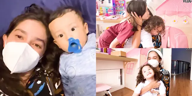 10 Potret Ussy dan Baby Saka Akhirnya Negatif Covid-19, Bisa Kembali Peluk Anak-anak