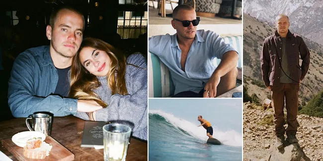 10 Potret Zak Henry, Pacar Bule Valerie Thomas yang Ganteng dan Jago Surfing