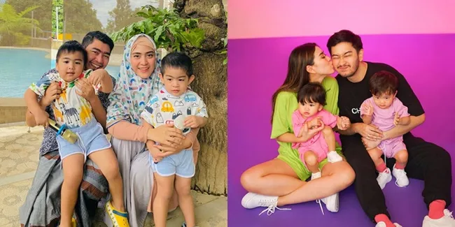 10 Selebriti Ini Rasakan Serunya Punya Anak Kembar, Guntur Triyoga, April Jasmine Hingga Syahnaz Sadiqah