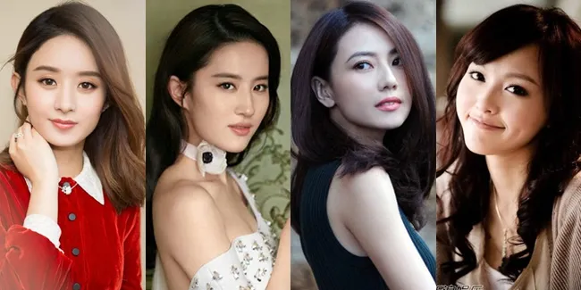 10 Selebritis Top China Dengan Kecantikan Natural dan Mempesona