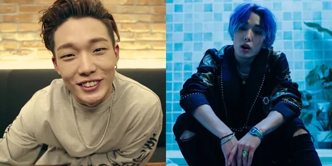 10 Variasi Gaya Rambut Bobby iKON yang Tidak Terlupakan, Keriting Pirang - Cat Ungu