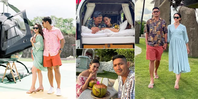11 Foto Mesra Ririn Ekawati dan Ibnu Jamil Saat Liburan Sambil Syuting, Couple Goals Banget!