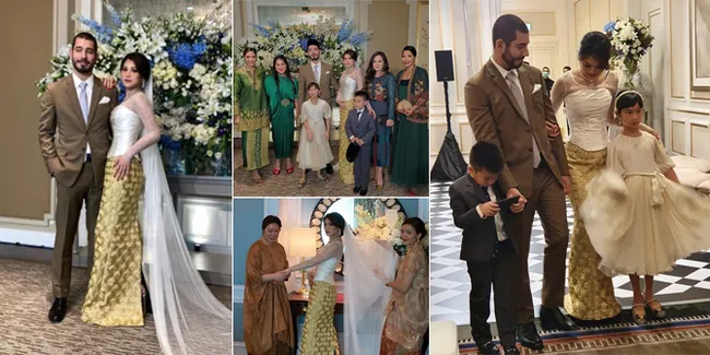 11 Foto Pernikahan Kedua Adinda Bakrie dengan Pria Amerika Vinny Di Lucia, Hangat & Romantis
