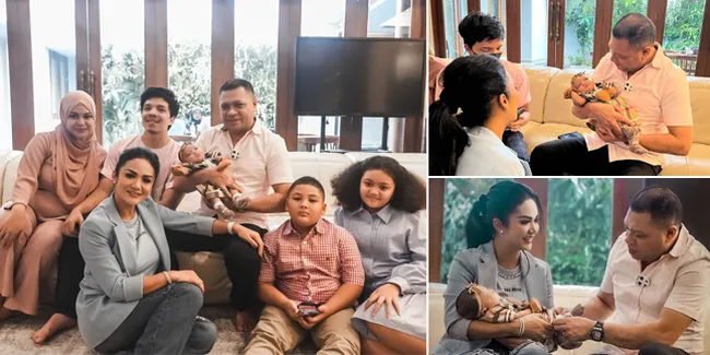 11 Momen Haru Raul Lemos Pertama Kali Ketemu Baby Ameena, Bahagia Akhirnya Bisa Gendong Cucu