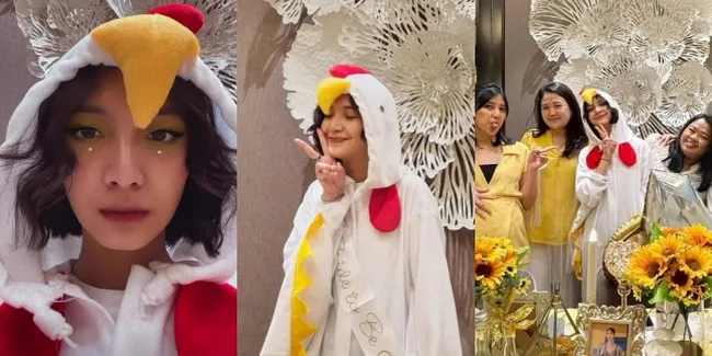 11 Potret Bridal Shower Sheila Dara Aisha Calon Istri Vidi Aldiano, Tersenyum Bahagia Pancarkan Aura Pengantin - Didandani Jadi Anak Ayam