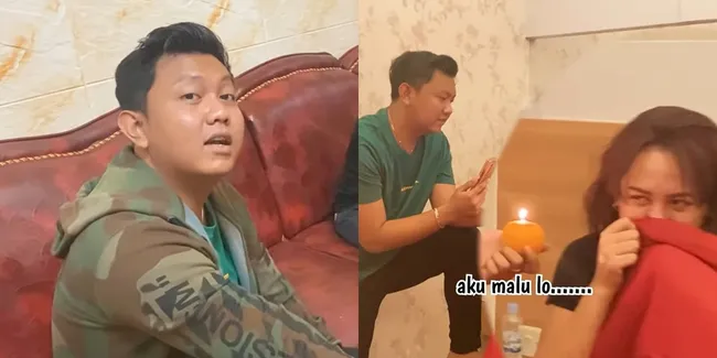 11 Potret Happy Asmara Dapat Kejutan Ulang Tahun dari Denny Caknan, Peluk Hangat Usai Ungkap Harapan dan Bikin Baper - Beri Kado Gelang