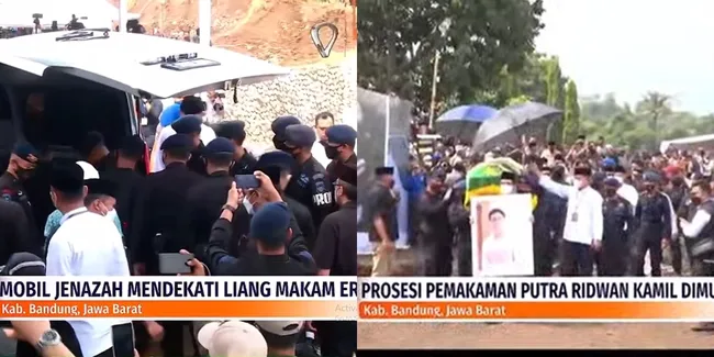 11 Potret Kedatangan Jenazah Eril di Lokasi Pemakaman, Disambut Hangat Oleh Masyarakat dan Pejabat Publik