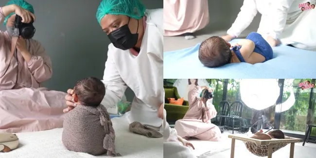 11 Potret Newborn Photoshoot Baby Verhaag Anak Kedua Jessica Iskandar, Bikin Gemas Meski Wajahnya Masih Disembunyikan
