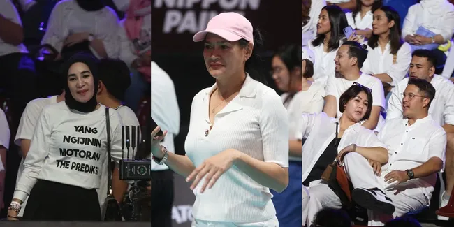 11 Potret Para Penonton 'Bahkan Voli', Banyak Artis Top - Keluarga & Kekasih Pemain di Lapangan