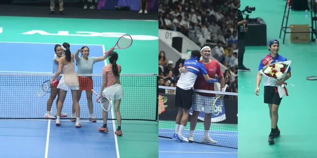 11 Potret Turnamen Tenis Sport Party: Clash of Celebrity, Penuh dengan Momen Seru