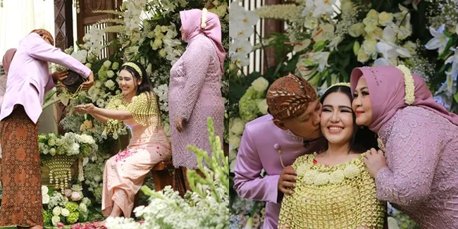 11 Potret Prosesi Siraman Via Vallen Bernuansa Serba Ungu, Cantiknya Calon Pengantin Bikin Terpesona - Tebar Senyum Sumringah