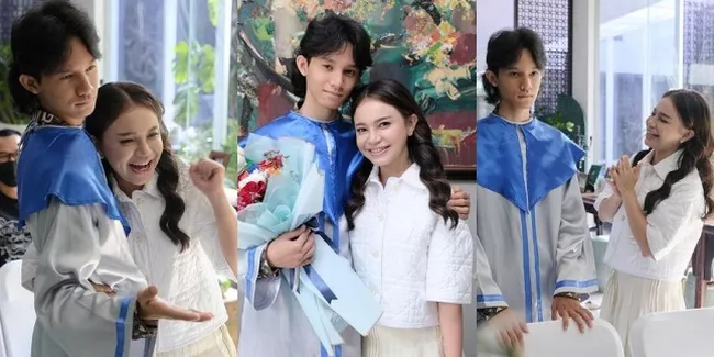 11 Potret Rizky Putra Semata Wayang Rossa Wisuda Online, Rambut Makin Gondrong Curi Perhatian - Serasa Mahasiswa Meski Baru Lulus SMP