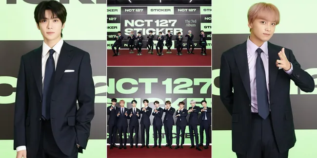 12 Foto Presscon NCT 127 untuk Album 'STICKER', Visual Jaehyun - Haechan Bikin Susah Tidur