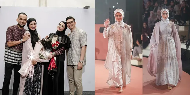 12 Potret Artis yang Ikut Fashion Show Koleksi Busana Zaskia dan Shireen Sungkar, Ada Nagita Slavina hingga Aldi Taher - Paula Verhoeven Bikin Pangling
