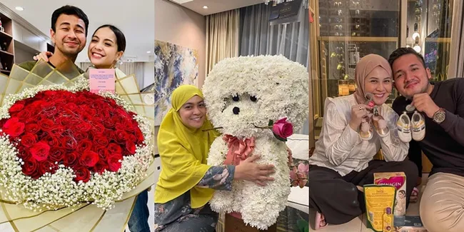 12 Potret Manis Selebriti Rayakan Hari Valentine, Ada yang Dapat Hadiah Barang-barang Bayi - Surprise Dinner Romantis di Pantai