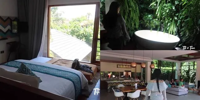 12 Potret Villa Titi Kamal & Christian Sugiono di Bali, Kamar Mandinya Unik Berasa Berendam di Hutan Rimba
