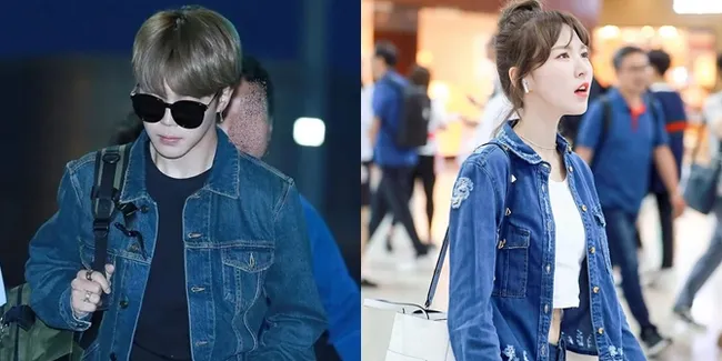 13 K-Pop Idol Tampil Kece Pakai Setelan Baju Jeans, Jimin BTS - Wendy Red Velvet
