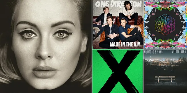 '25' Adele Hingga 'MADE IN THE AM', 15 Album Paling Laris di UK